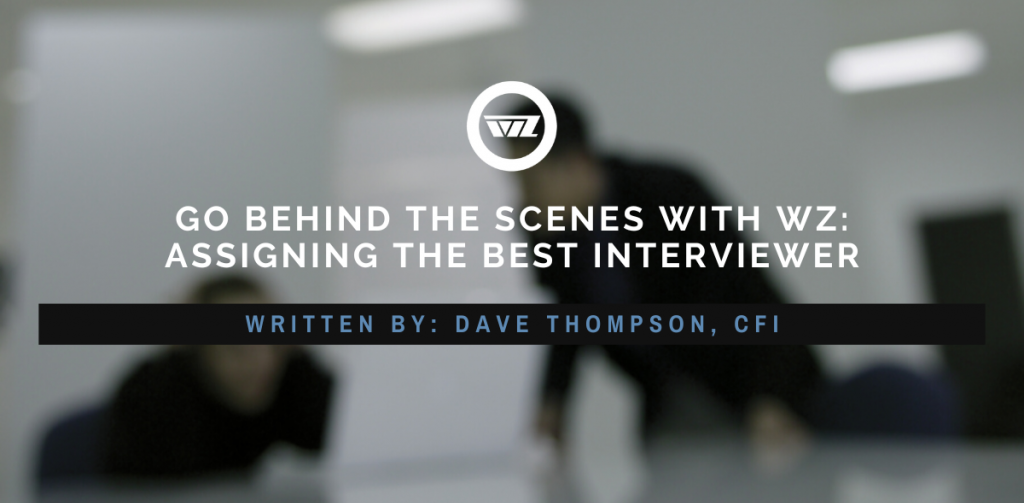 Go Behind the Scenes with WZ: Assigning the Best Interviewer ... 